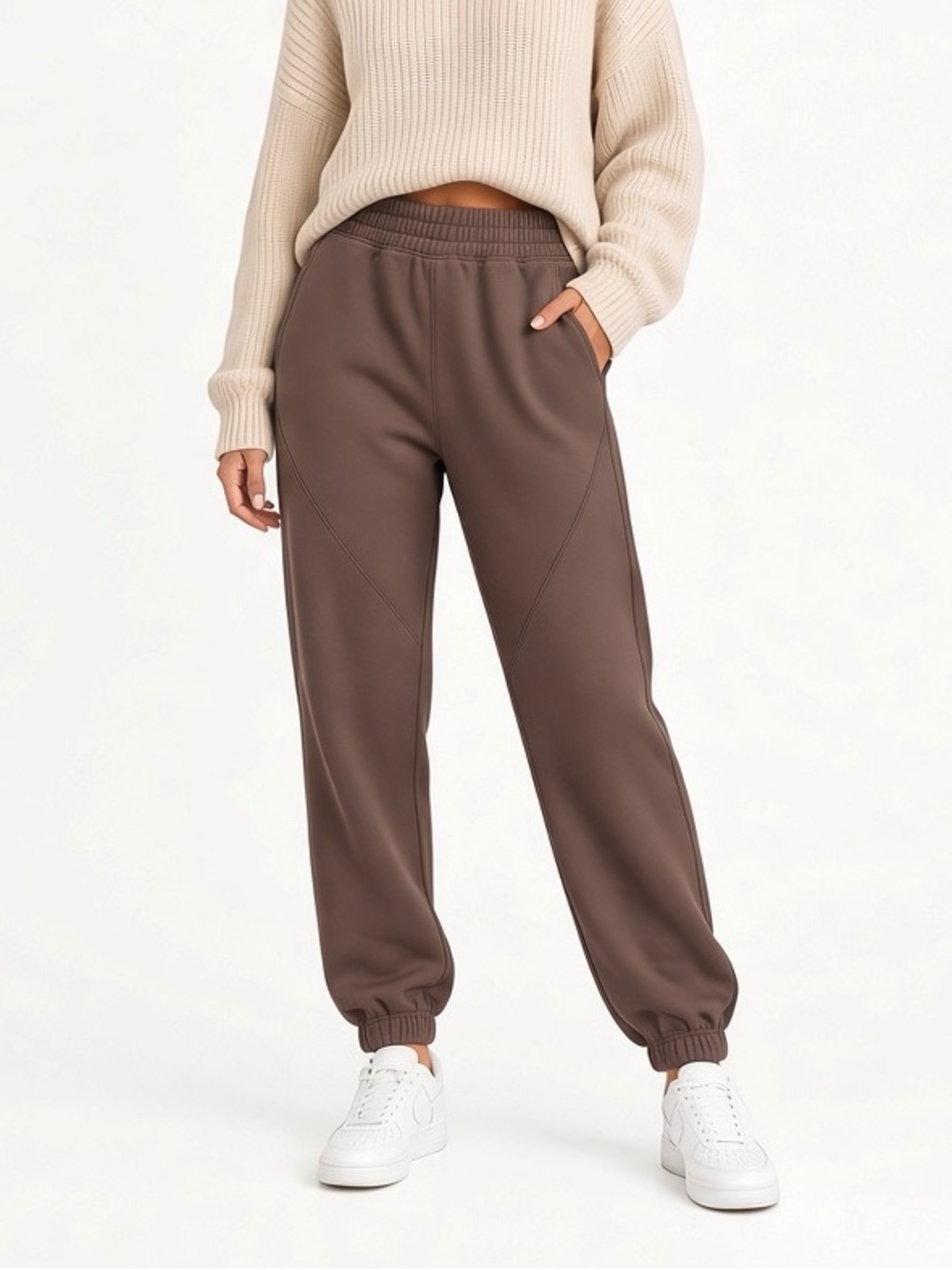 Abercrombie & Fitch YPB NeoKnit Joggers Brown Size XS